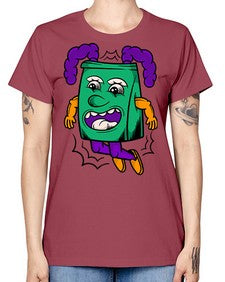 Jumping pouch 146# - cartoon general -  Missy T-Shirt