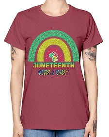 Juneteenth Vibes Only 5# - black juneteenth -  Missy T-Shirt