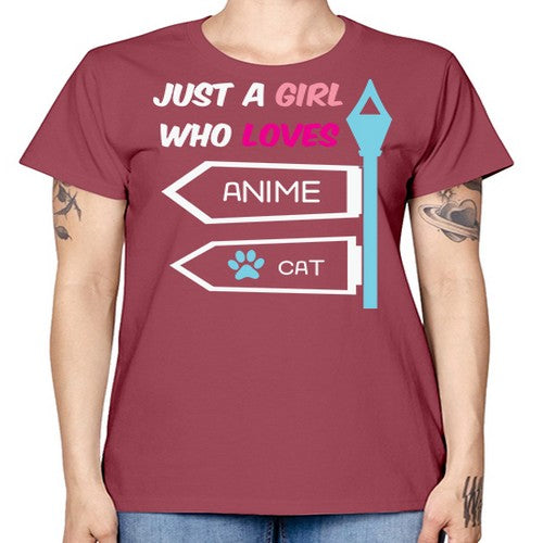 Just A Girl Who Loves Anime 264# - anime -  Missy T-Shirt