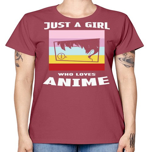 Just A Girl Who Loves Anime 265# - anime -  Missy T-Shirt