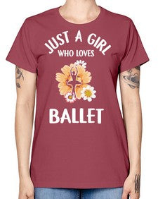 Just a girl who loves ballet 149# - ballet -  Missy T-Shirt