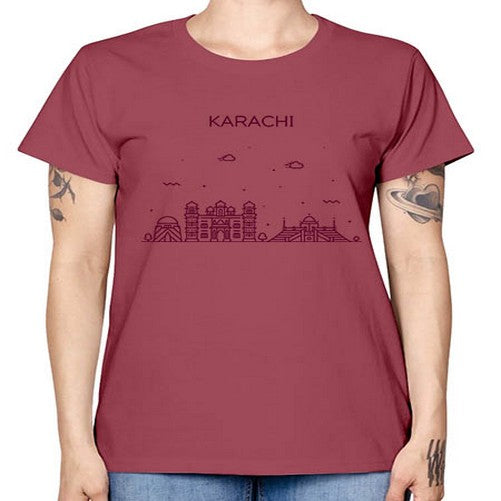 Karachi 1022# - cities -  Missy T-Shirt