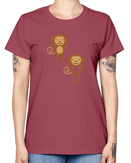 Little_monkeys_MF_5814 - monkey -  Missy T-Shirt