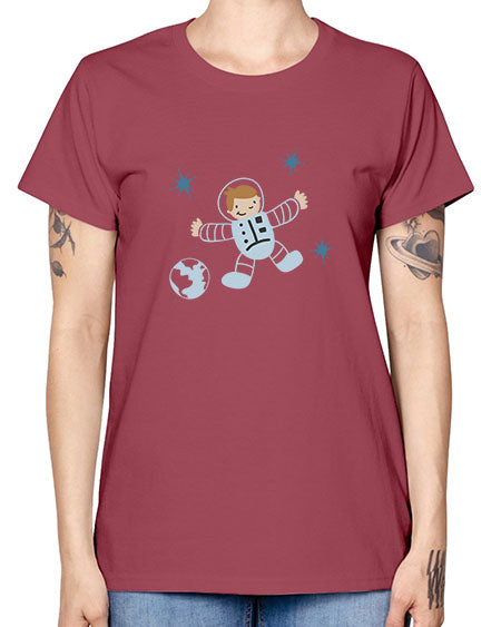Littlespaceman 16# - space -  Missy T-Shirt