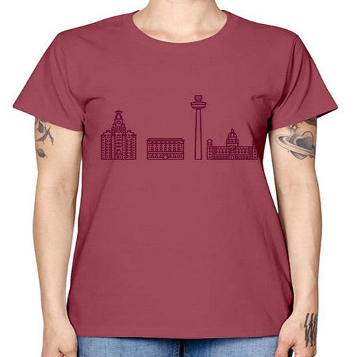 Liverpool 1151# - cities -  Missy T-Shirt