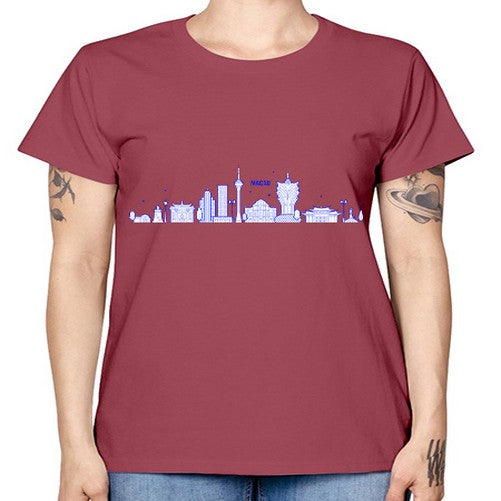 Macau 1199# - cities -  Missy T-Shirt
