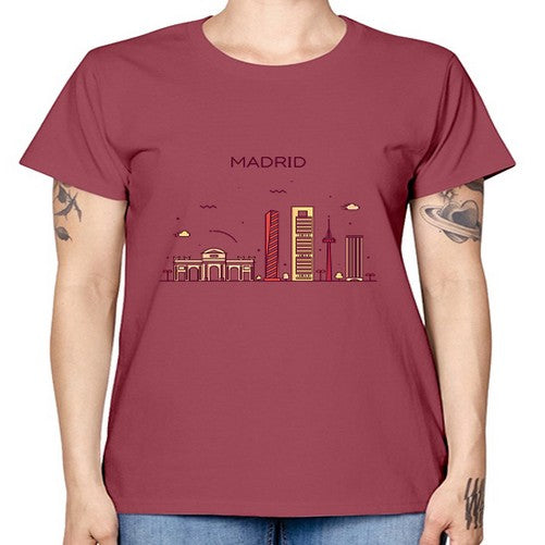 Madrid 1205# - cities -  Missy T-Shirt