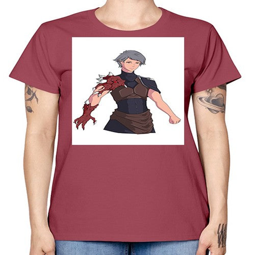 Man has parasite on hand 14# - anime -  Missy T-Shirt