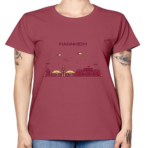 Mannheim 1237# - cities -  Missy T-Shirt