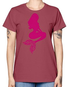 MermaidMandalaUpdated 933# - mandala -  Missy T-Shirt