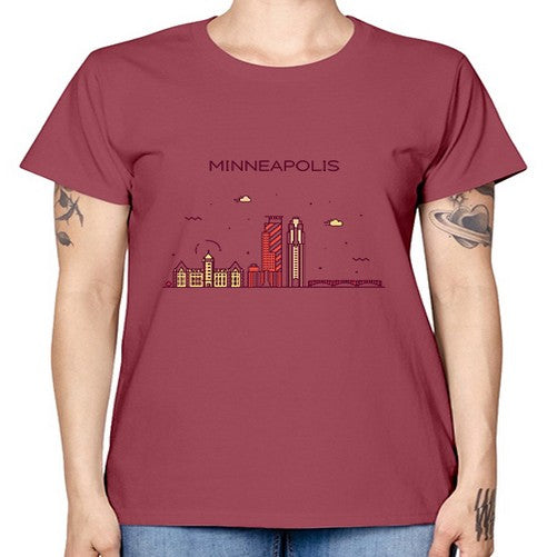 Minneapolis 1307# - cities -  Missy T-Shirt