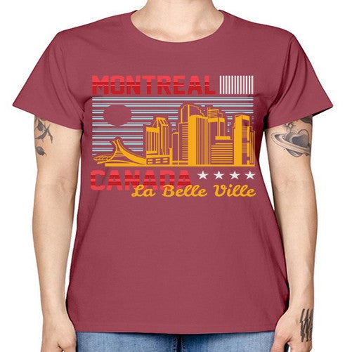 Montreal 1348# - cities -  Missy T-Shirt
