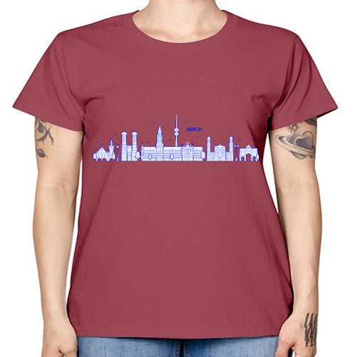 Munich 1391# - cities -  Missy T-Shirt