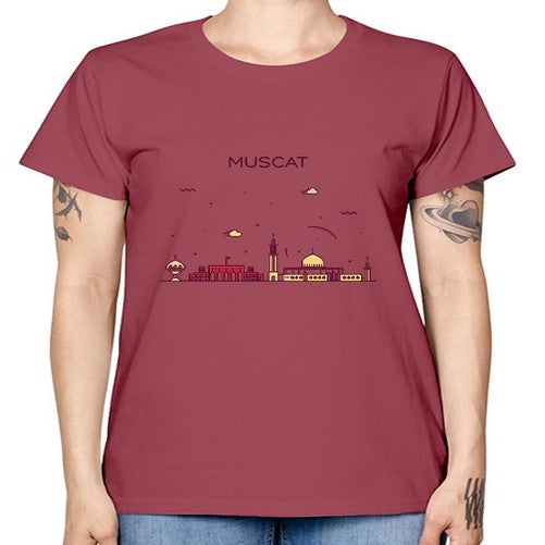 Muscat 1397# - cities -  Missy T-Shirt