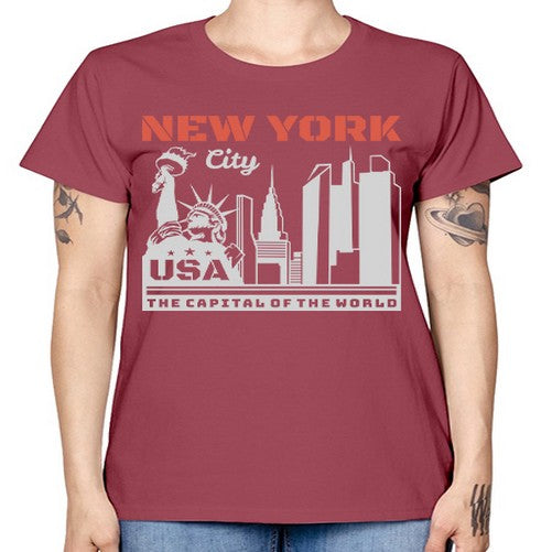 New York 1466# - cities -  Missy T-Shirt