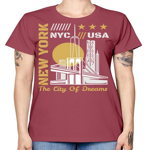 New York 1475# - cities -  Missy T-Shirt