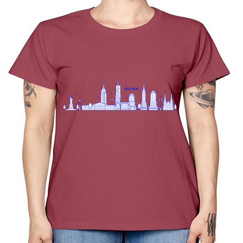 New York 1476# - cities -  Missy T-Shirt