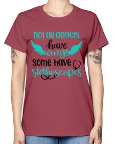 Not All Angels Have Style Style 1134# - nurse -  Missy T-Shirt