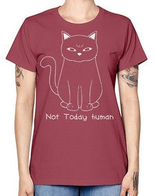 Not Today Human - cats -  Missy T-Shirt
