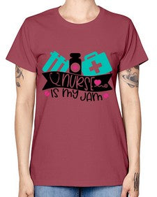 Nurse Is My Jam Style Style 1163# - nurse -  Missy T-Shirt