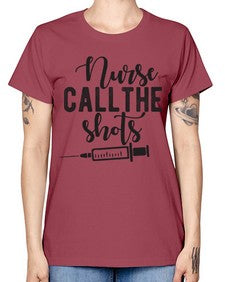 Nurse call the shots 1152# - nurse -  Missy T-Shirt