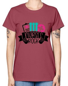 Nurses Rock Style Style 1253# - nurse -  Missy T-Shirt
