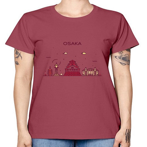 Osaka 1549# - cities -  Missy T-Shirt