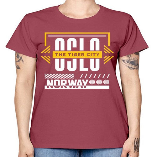 Oslo 1553# - cities -  Missy T-Shirt