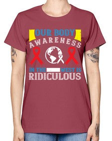 Our body awareness in the West is ridiculous Style 33# - Self awareness -  Missy T-Shirt