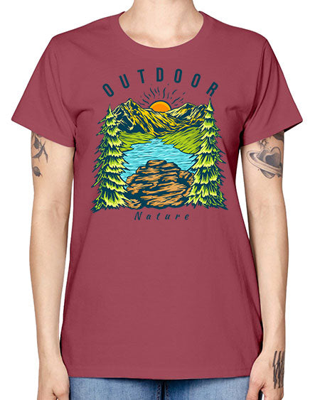 Outdoor Nature 17# - nature -  Missy T-Shirt