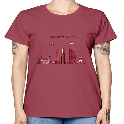 PanamaCity 1573# - cities -  Missy T-Shirt