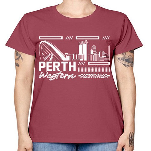 Perth 1597# - cities -  Missy T-Shirt