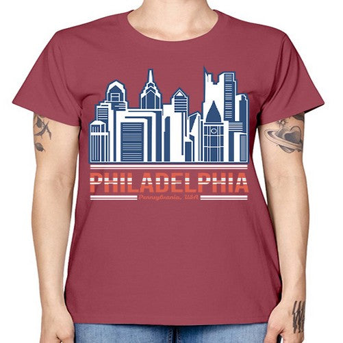 Philadelphia 1604# - cities -  Missy T-Shirt