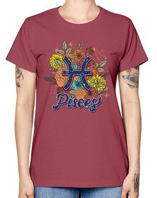 Pisces 129# - pisces -  Missy T-Shirt
