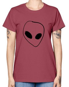 Pocket Alien 22# - ufo -  Missy T-Shirt