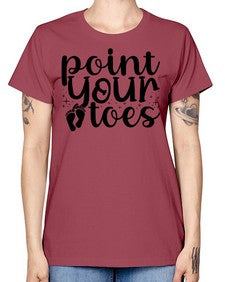 Point your toes 172# - ballet -  Missy T-Shirt