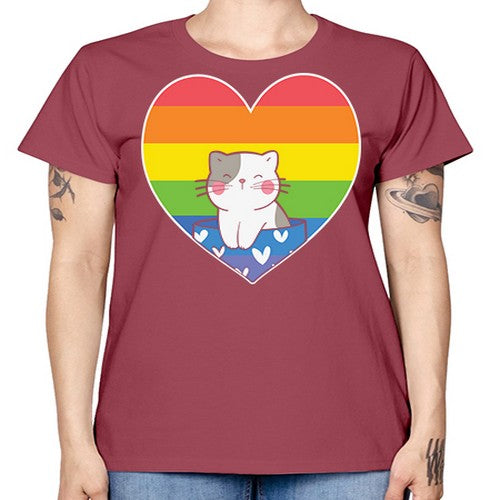 Pride Cat LGBT Kawaii Cats Anime 276# - anime -  Missy T-Shirt
