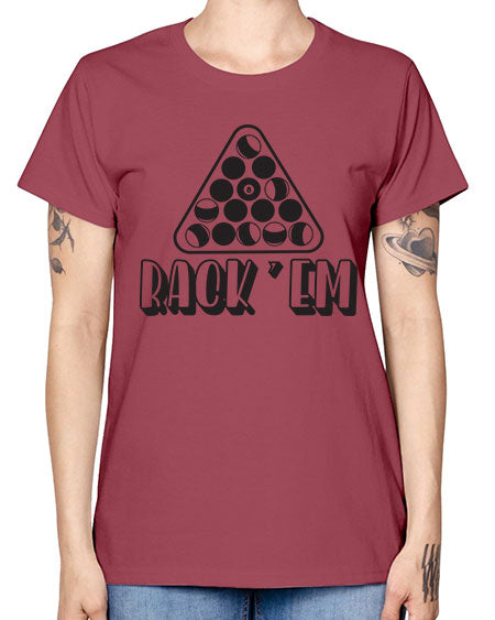 Rack em 558# - billards -  Missy T-Shirt