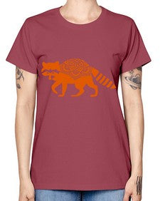 RacoonMandala 1010# - mandala -  Missy T-Shirt