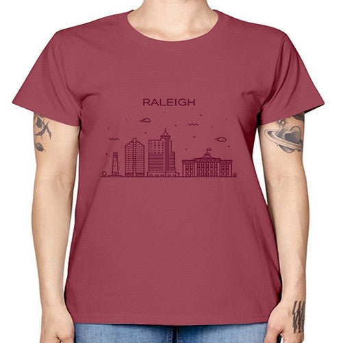 Raleigh 1708# - cities -  Missy T-Shirt