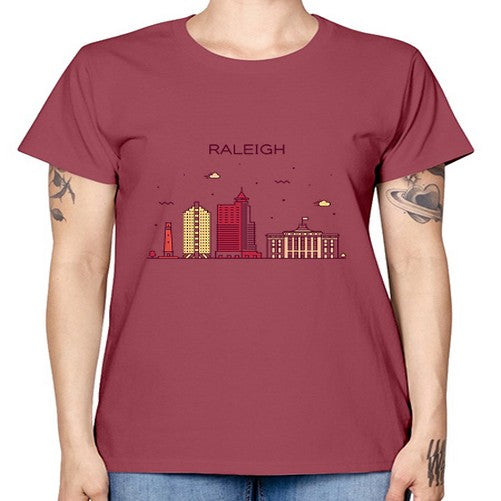 Raleigh 1710# - cities -  Missy T-Shirt