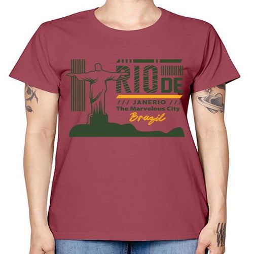 Rio de Janerio 1734# - cities -  Missy T-Shirt