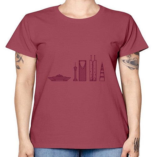 Riyadh 1740# - cities -  Missy T-Shirt