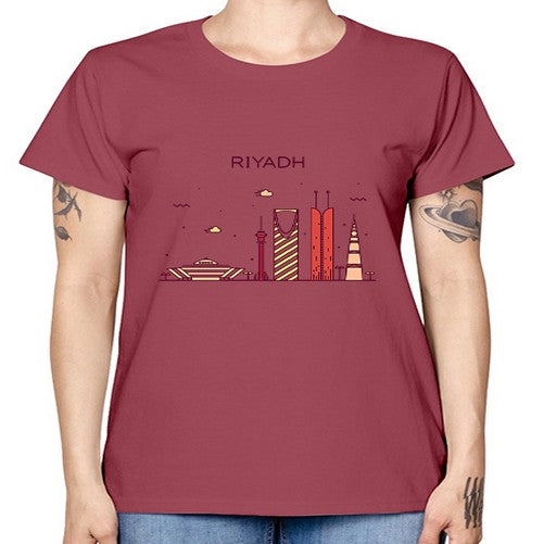 Riyadh 1742# - cities -  Missy T-Shirt