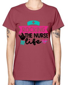Rocking The Nurse Life Style Style 1360# - nurse -  Missy T-Shirt