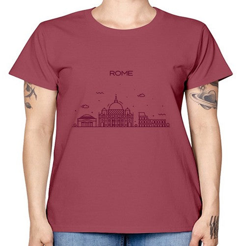 Rome 1748# - cities -  Missy T-Shirt