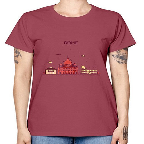 Rome 1750# - cities -  Missy T-Shirt