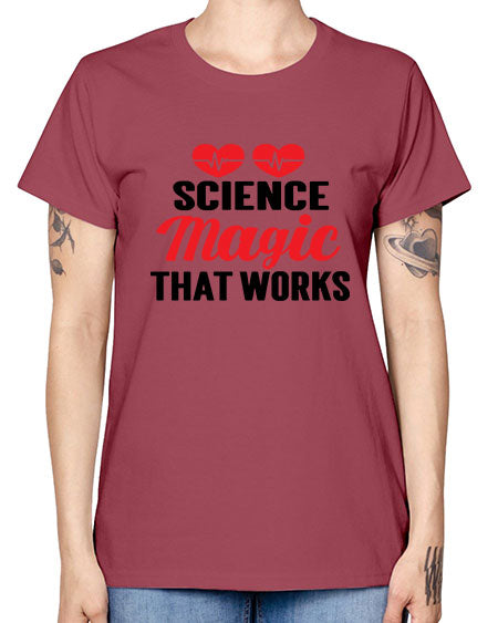 Science Magic that works 75# - general science -  Missy T-Shirt