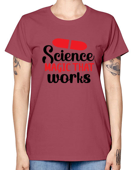 Science Magic that works 76# - general science -  Missy T-Shirt