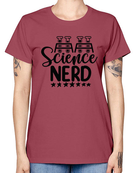 Science Nerd 58# - general science -  Missy T-Shirt